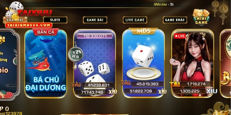Trải nghiệm săn thưởng game Sicbo hấp dẫn tại iWin